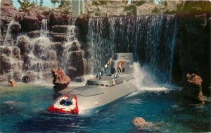 Amusement Anaheim California Disneyland Submarine Falls Postcard 12157