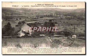 Old Postcard Vezelay The Cordelle location or Saint Bernard Precha The Crolsade