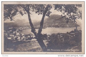 RP, Panorama Di Lugano-Paradiso, LUGANO, Switzerland, 1920-1940s