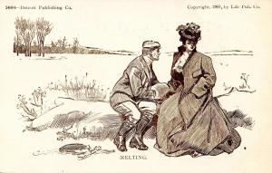 Melting   Artist: Charles Dana Gibson       (Romance)