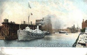 Harbor - Buffalo, New York NY Postcard
