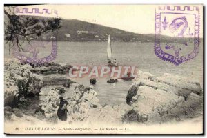 Old Postcard Islands of Lerins Sainte Marguerite The Rocks