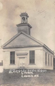 Baptist Church - Liberty, New York NY Postcard
