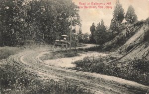 Daretown New Jersey NJ~Road at Ballingers Mill~1921 Humphreys Photo POSTCARD