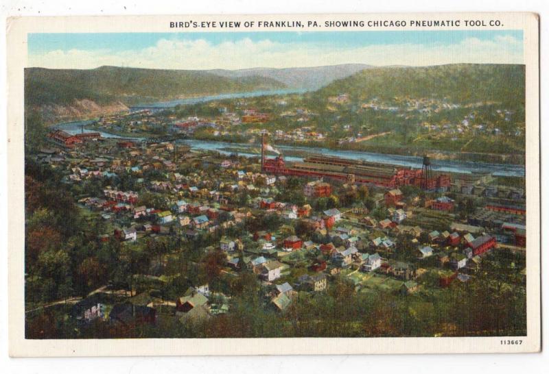 Birds Eye View,Chicago Pneumatic Tool Co., Franklin PA