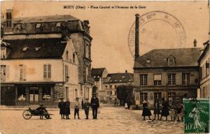 CPA AK MOUY - Place Cantrel et l'Avenau de la Gare (259522)