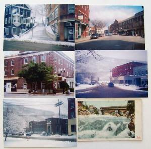 T886     POSTCARD LOT,   6  BELLOW FALLS,  VT.