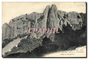 Postcard Old Esterel Massif du Vallon Malinfernet