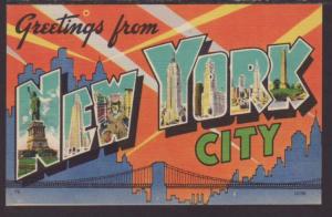 Greetings From New York,NY Postcard 
