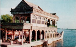 Stone Boat of Summer Palace Hong Kong Unused Postcard H8