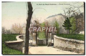 Old Postcard Fort Du Mont Valerien Main Entree