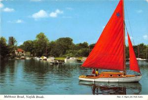 BR77935 malthouse broad norfolk borads ship bateaux   uk 14x9cm