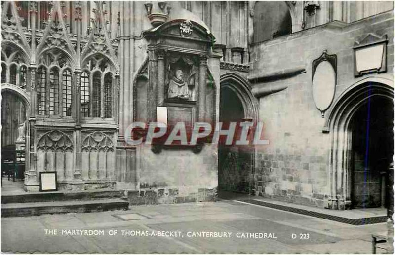 Modern Postcard Canterbury Cathedral The Martyrdom of Thomas A Becket