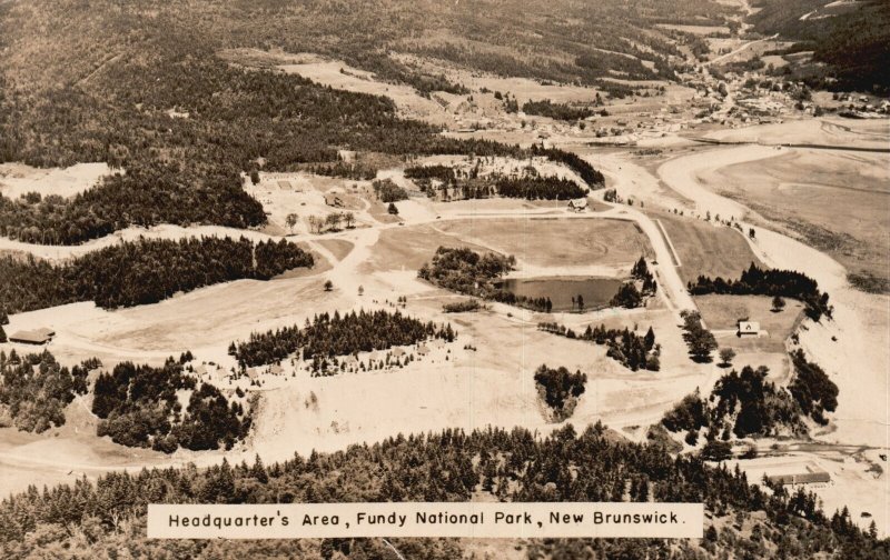 Vintage Postcard 1951 Headquarter Area Fundy National Park New Brunswick Canada