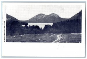 1905 Greetings From Jordan Pond Maine Postal Laws Regulations Vintage Postcard