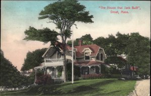 Onset Massachusetts MA The House That Jack Built c1910 Vintage Postcard