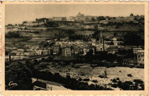 CPA AUBENAS - Vue générale et Pont d'AUBENAS (484579)