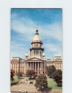 Postcard The Illinois State Capitol, Springfield, Illinois, USA