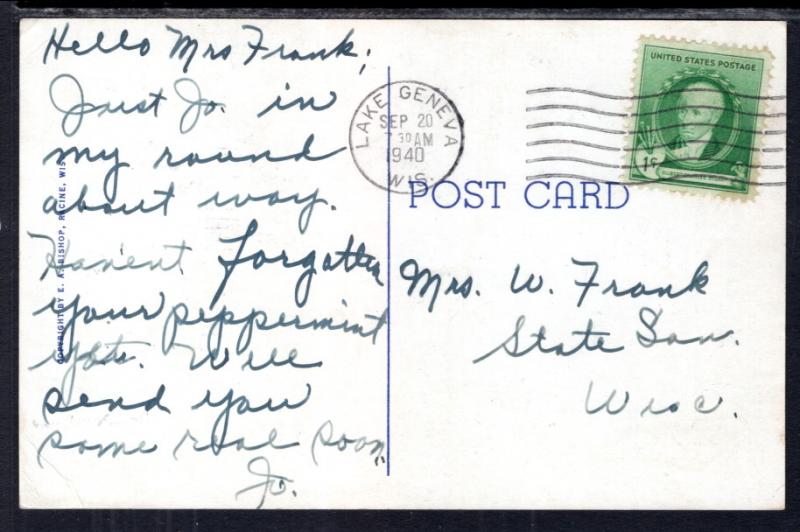 Scenes on Auto Trip Around Lake Geneva,WI BIN