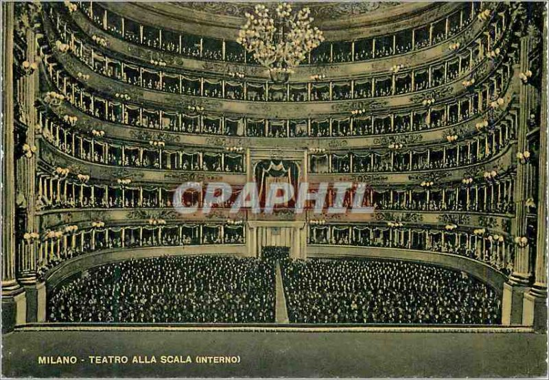 Modern Postcard Milano Scala Theater (Interior)