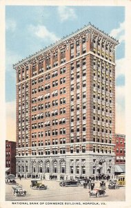 US  Virginia Norfolk National Bank of Commerce Building postcard