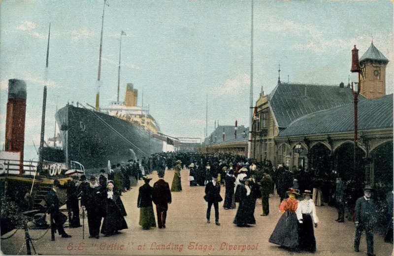 UK - England, Liverpool. SS Celtic at Landing Stage