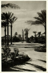 PC LIBYA, TRIPOLI, LA CATTEDRALE, Vintage REAL PHOTO Postcard (b40048)