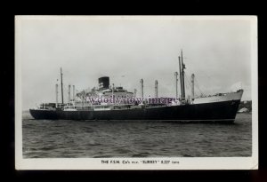 cb0016 - Federal Steam Nav Cargo Ship - Surrey - postcard plain back