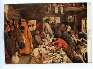 520215 USSR Ivanov in the official hut old postcard