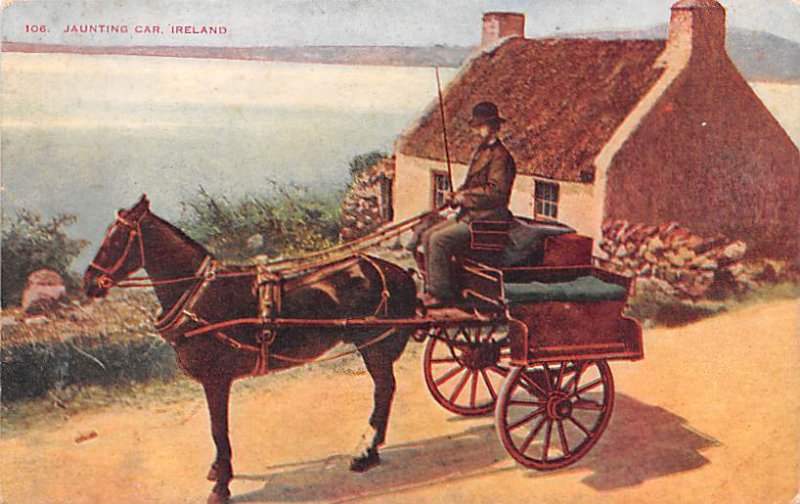 Jaunting Car Ireland Unused 