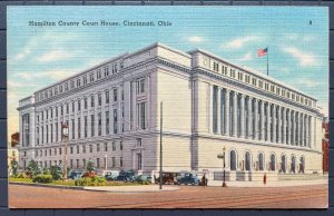 Vintage Postcard 1930-1945 Hamilton County Court House Cincinnati Ohio (OH)