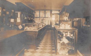 Baltimore Maryland Candy Store Interior Real Photo Postcard AA69574