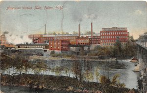 H99/ Fulton New York Postcard c1910 American Woolen Mills  154