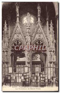 Old Postcard Treguier Cathedral Tomb of Saint Yves