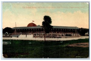 1908 Grand Stand Great Hagerstown Fair Ground Maryland Vintage Souvenir Postcard