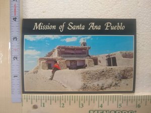 Postcard Mission of Santa Ana Pueblo, New Mexico