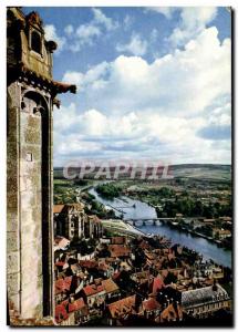 Modern Postcard Auxerre Vue Generale