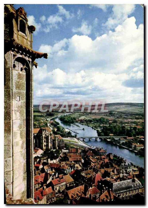 Modern Postcard Auxerre Vue Generale