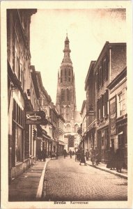 Netherlands Breda Karrestraat Vintage Postcard 09.33 