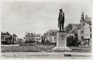 Vlissingen Bellamypark Statue Monument Holland RPC Postcard