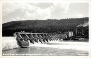 Tennessee River Tennessee TN Hales Bar Dam Route 41 Real Photo RPPC PC