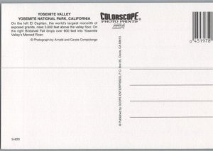 Yosemite Valley Yosemite National Park Continental Postcard