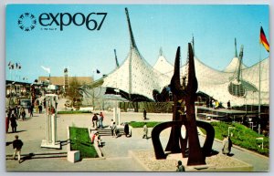 Expo 1967 Montreal~Pavilion of Federal Republic of Germany~Vintage Postcard