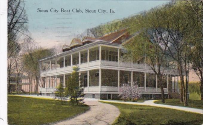 Iowa Sioux City Boat Club 1916