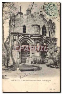 Old Postcard Orleans Ruins of the Chapel St Jacques