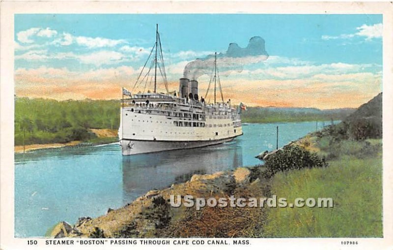 Steamer Boston Passing through - Cape Cod, MA