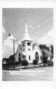 Hamilton Illinois Bethel Presbyterian Church Real Photo Antique Postcard K57831