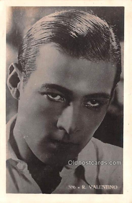 Rudolph Valentino Movie Star Actor Actress Film Star Postcard, Old Vintage An...