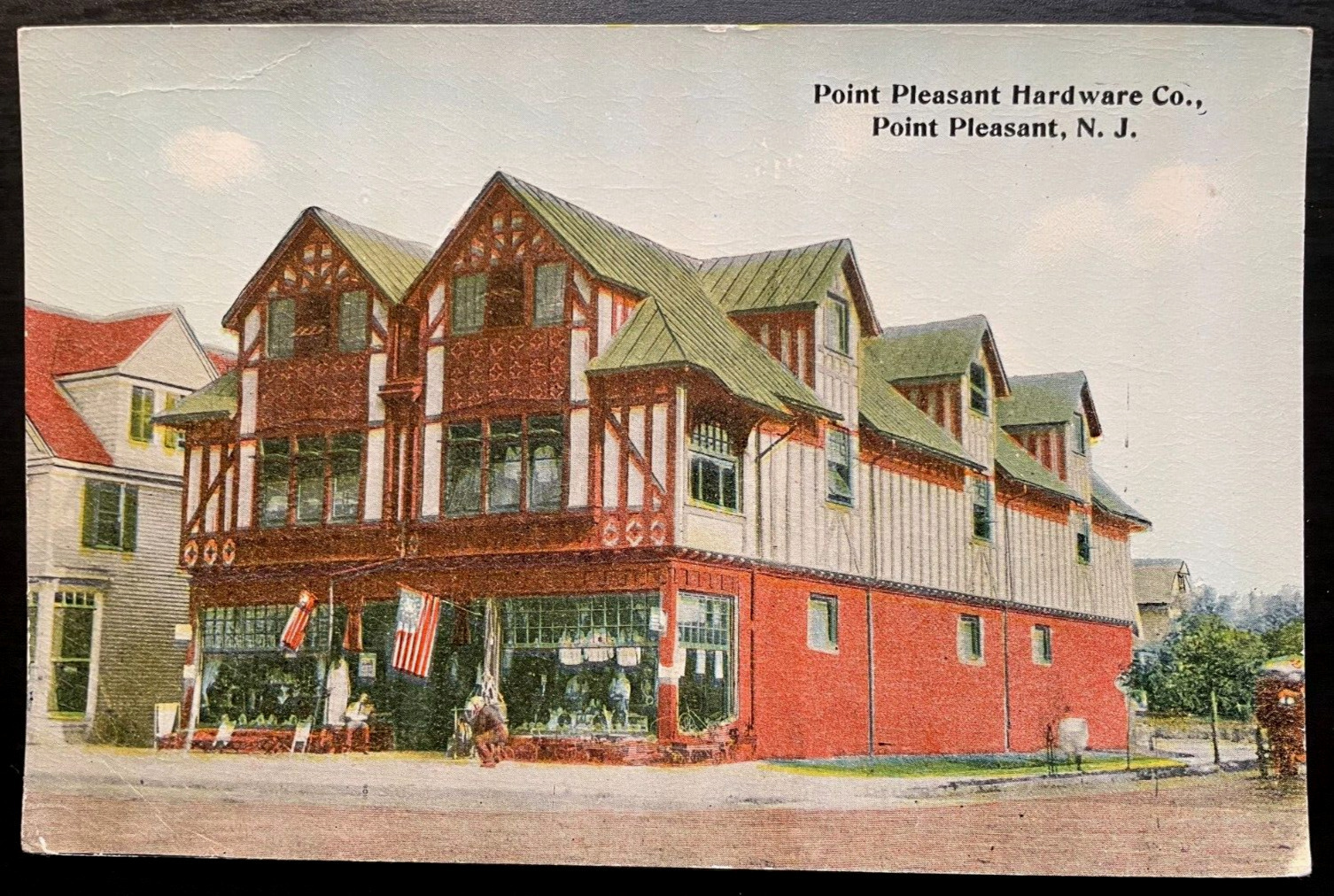 Vintage Postcard 19071915 Point Pleasant Hardware Store, Point