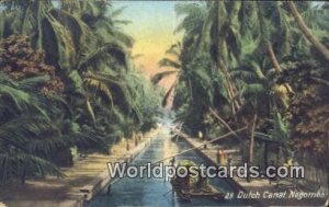 Dutch Canal Negombo Ceylon, Sri Lanka 1913 